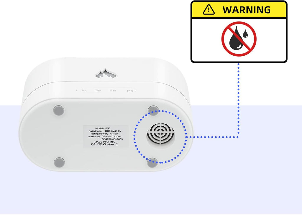 Mcbazel Flame Aroma Diffuser,Fragrance Essential Oil Diffuser Humidifier,Aroma Diffuser Humidifier with 3D Flame Night Light 200mL for Bedroom, Home and Office - Black