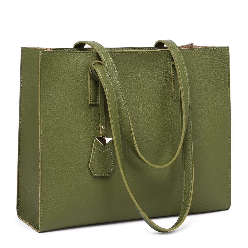 Women's Tote Bag Large Handbag Soft Leather Simple Shoulder Bag with Zipper for School Work Leisure (A-Black)