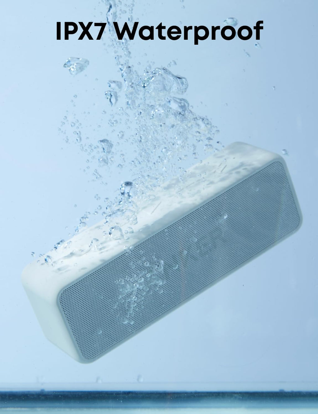 Anker Soundcore 2 Portable Bluetooth Speaker with 12W Stereo Sound, BassUp, IPX7 Waterproof, 24-Hour Playtime, Wireless Stereo Pairing, Speaker for Home, Outdoors, Travel