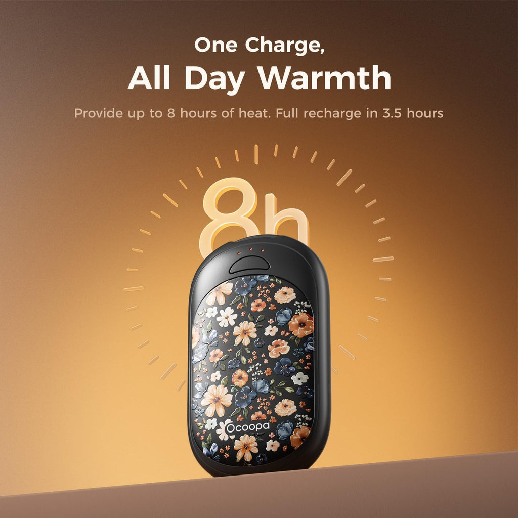 OCOOPA UT3 Lite Magnetic Hand Warmers Rechargeable 2 pack, Electric Handwarmers Ultra Thin Light Portable for Pocket Gloves,3 Levels Heat, Up to 8 hrs, UL Certified,Idea Tech Gifts for Men, Women