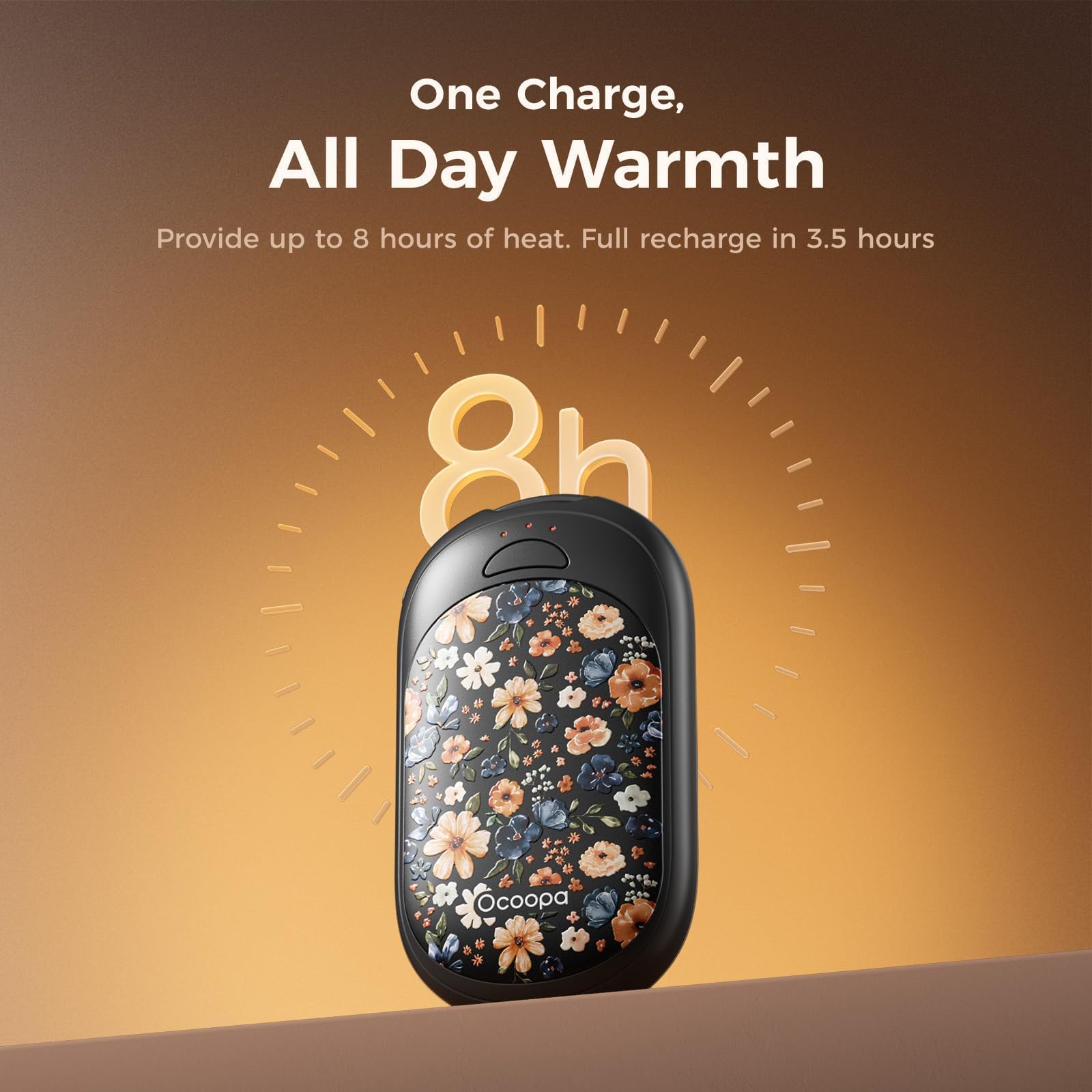 OCOOPA UT3 Lite Magnetic Hand Warmers Rechargeable 2 pack, Electric Handwarmers Ultra Thin Light Portable for Pocket Gloves,3 Levels Heat, Up to 8 hrs, UL Certified,Idea Tech Gifts for Men, Women