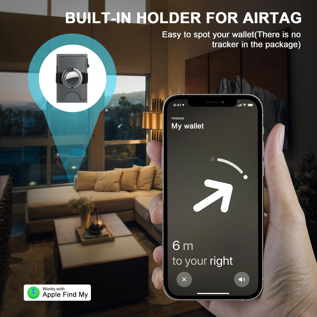 Smart Wallet for Men 12 Cards Paper Money Organiser RFID Blocking Card Wallet Utral Thin Metal Card Holder with Slid Ejector Button Quick Access to Bank Credit Card,Aluminium, Blue