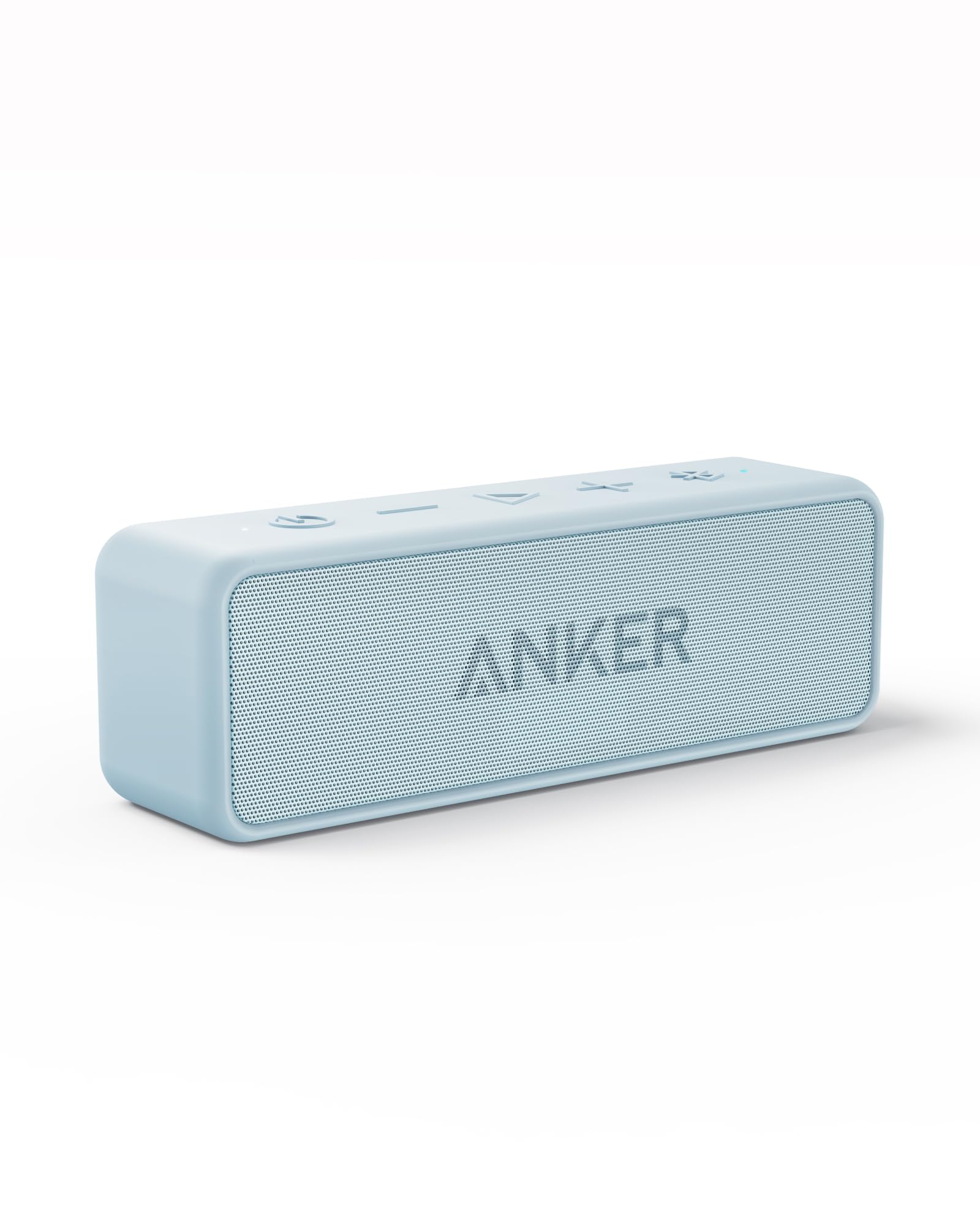 Anker Soundcore 2 Portable Bluetooth Speaker with 12W Stereo Sound, BassUp, IPX7 Waterproof, 24-Hour Playtime, Wireless Stereo Pairing, Speaker for Home, Outdoors, Travel