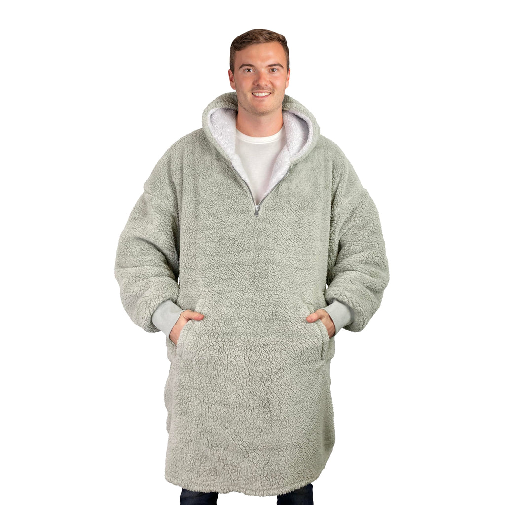 trekki Blanket Hoodie, Oversized Hoodie Blanket, Sherpa & Fleece Wearable Blanket Hoodies for Women & Men, Comfy & Fluffy Hooded Blankets, The Big Softy®