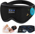 LC-dolida Bluetooth Sleep Mask Headphones Complete Blackout 3D Deep Eye Mask with Headphones Bluetooth V5.4 Can Play 15Hrs Breathable Eye mask with Earphones for Travel,Nap Sleeping,Shift Work